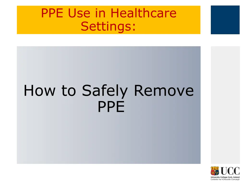 ppe use in healthcare settings 1