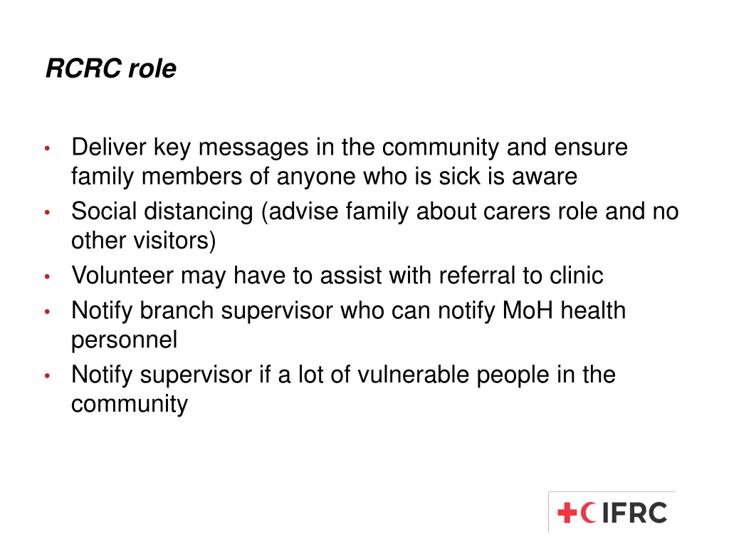 rcrc role