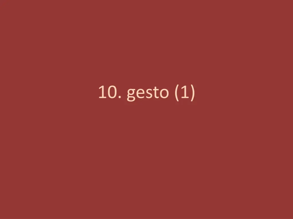 10 gesto 1