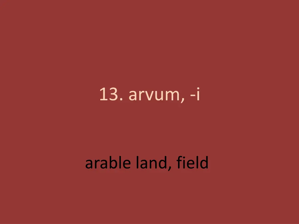 13 arvum i 1