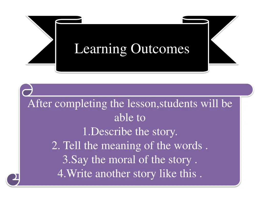 learning outcomes