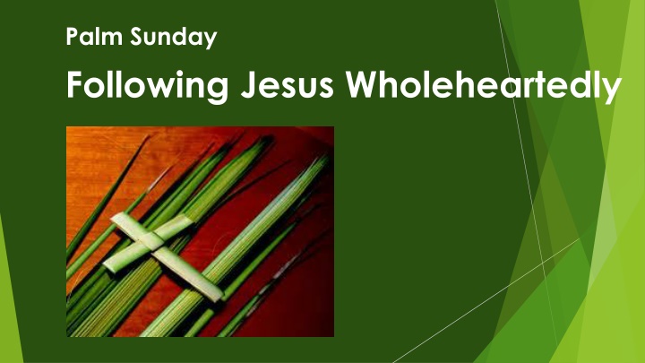 palm sunday following jesus wholeheartedly