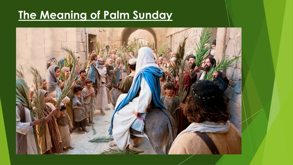 the meaning of palm sunday