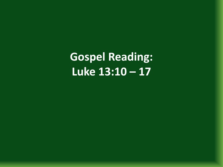 gospel reading luke 13 10 17