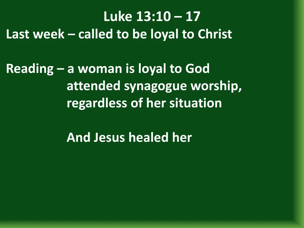 luke 13 10 17 7