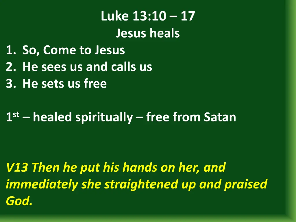 luke 13 10 17 jesus heals 18