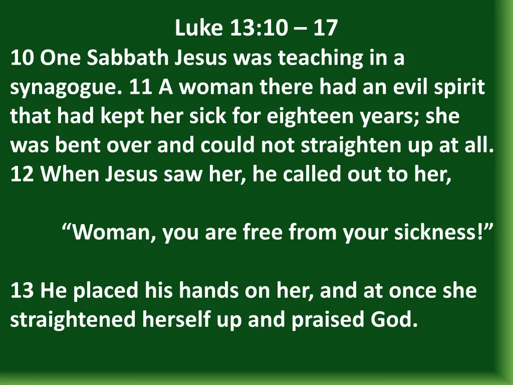 luke 13 10 17