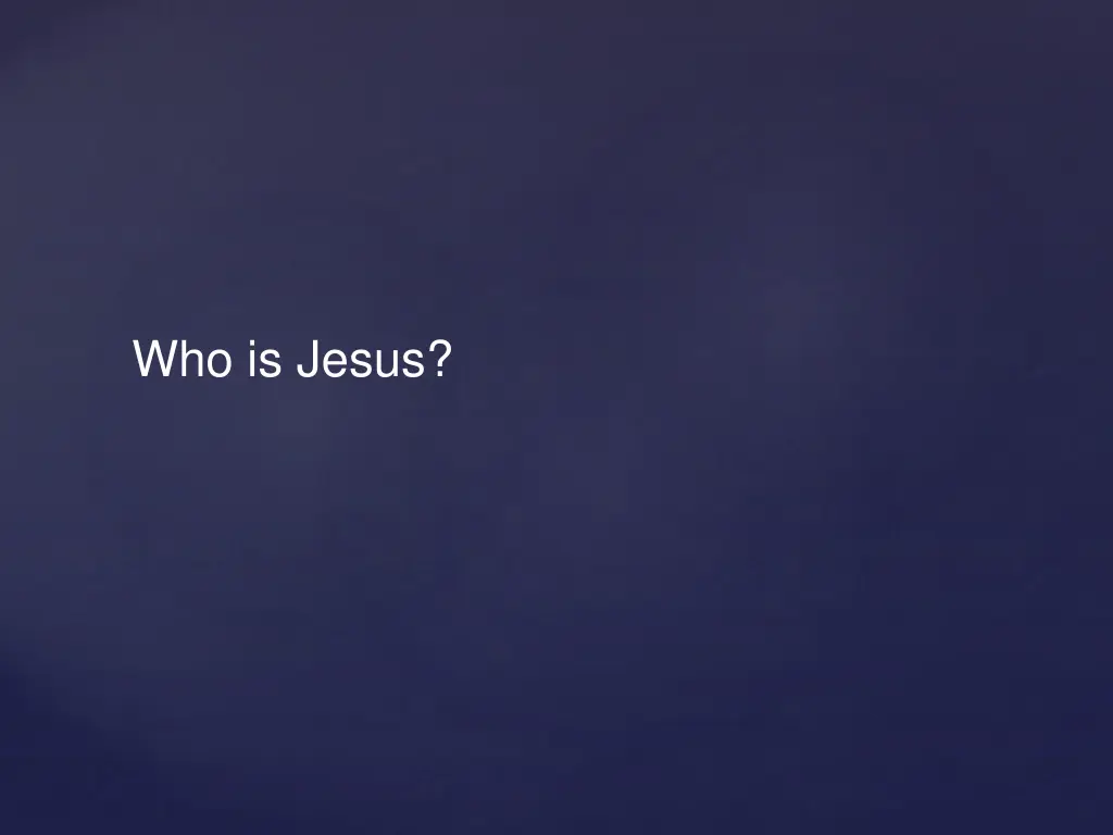 who is jesus