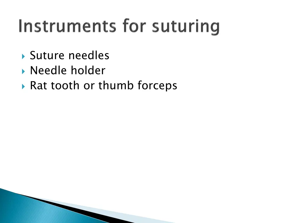 suture needles needle holder rat tooth or thumb