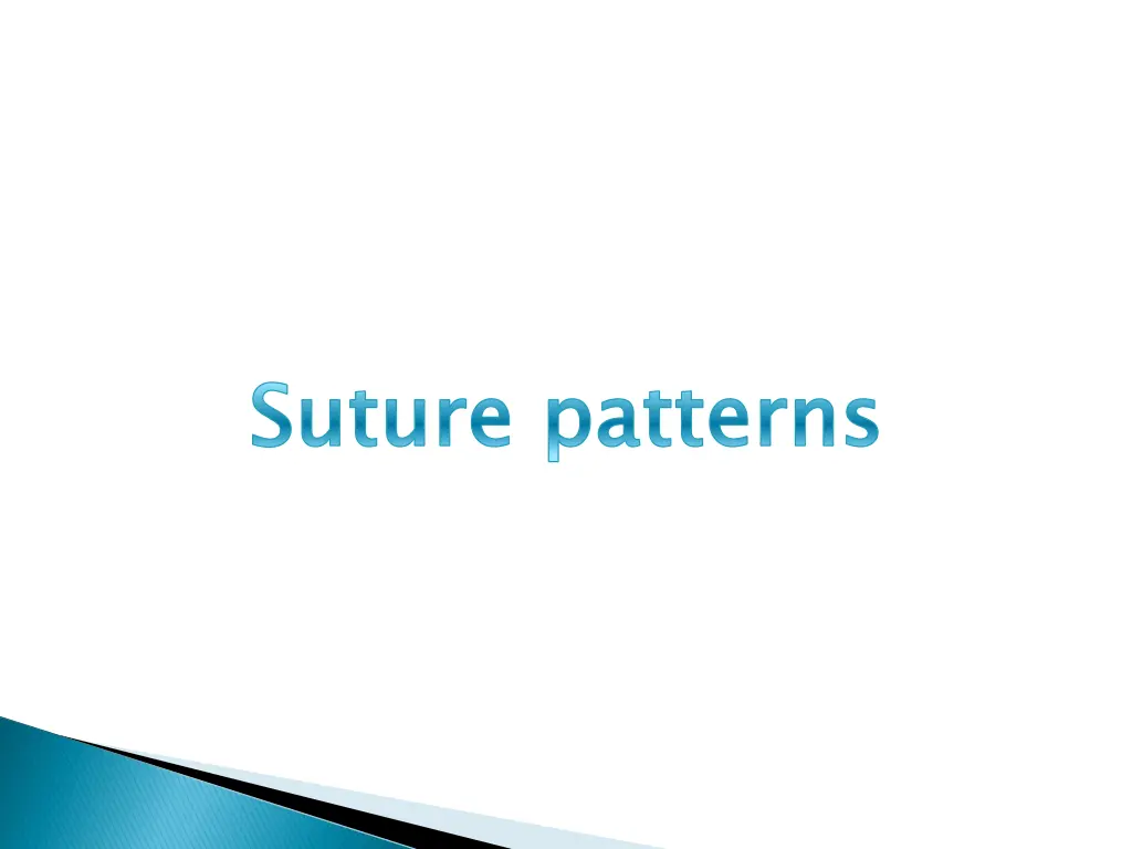 suture patterns