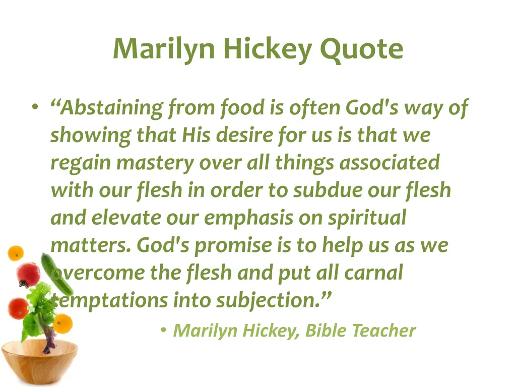 marilyn hickey quote