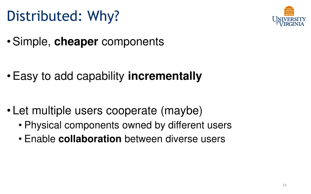 distributed why