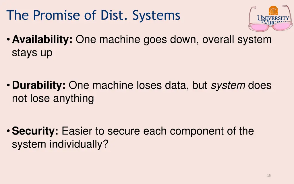 the promise of dist systems