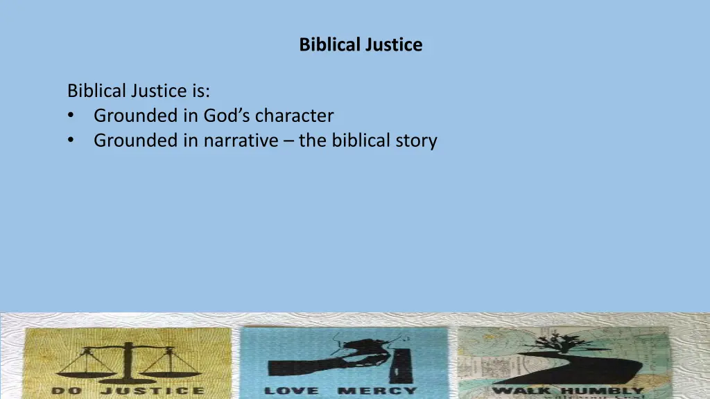 biblical justice 1