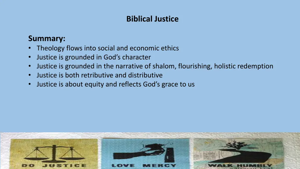 biblical justice 40