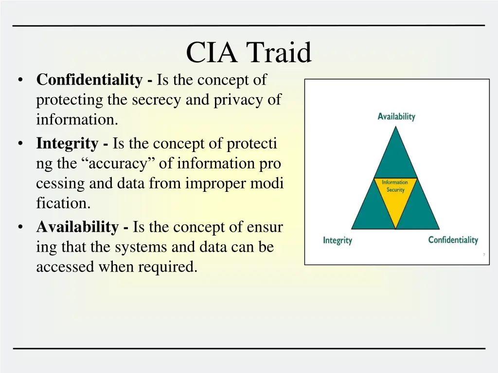 cia traid