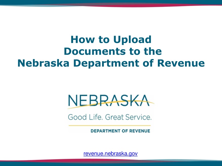 how to upload documents to the nebraska