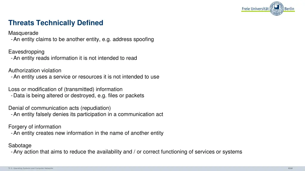 threats technically defined