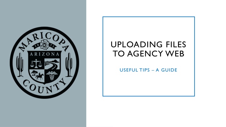 uploading files to agency web