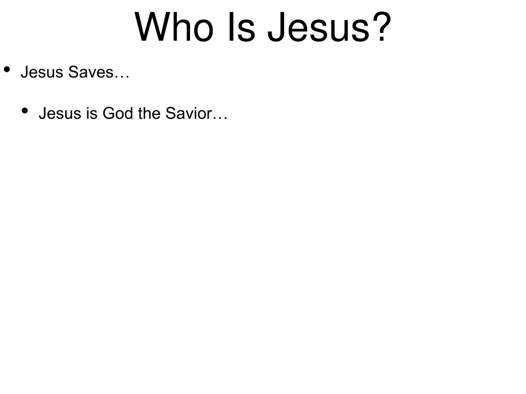 who is jesus 10