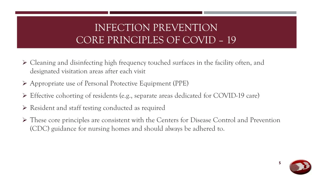 infection prevention core principles of covid 19 1