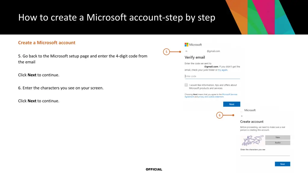 how to create a microsoft account step by step 2