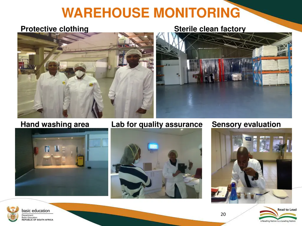 warehouse monitoring protective clothing