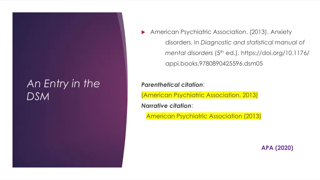 american psychiatric association 2013 anxiety