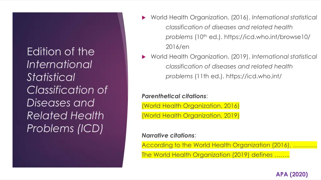 world health organization 2016 international