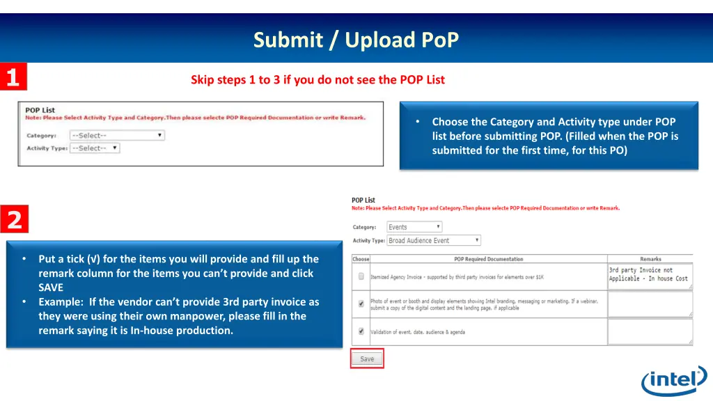 submit upload pop