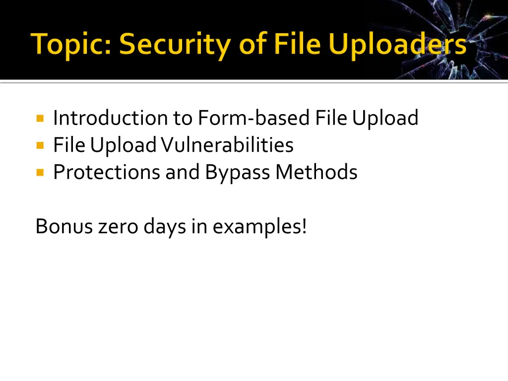 introduction to form based file upload file