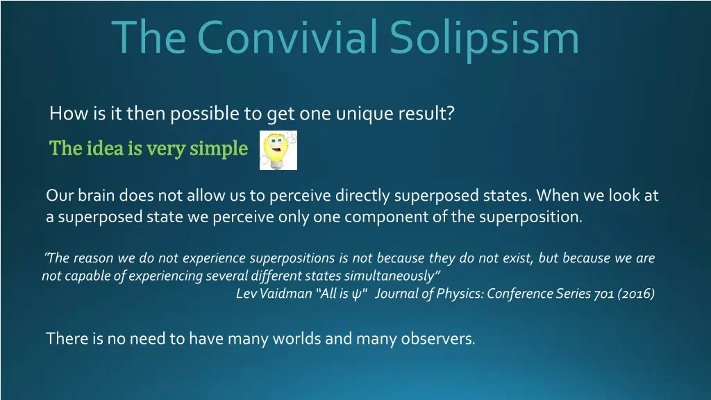 the convivial solipsism 1