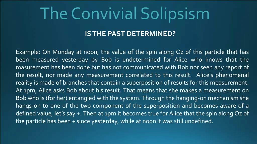 the convivial solipsism 10