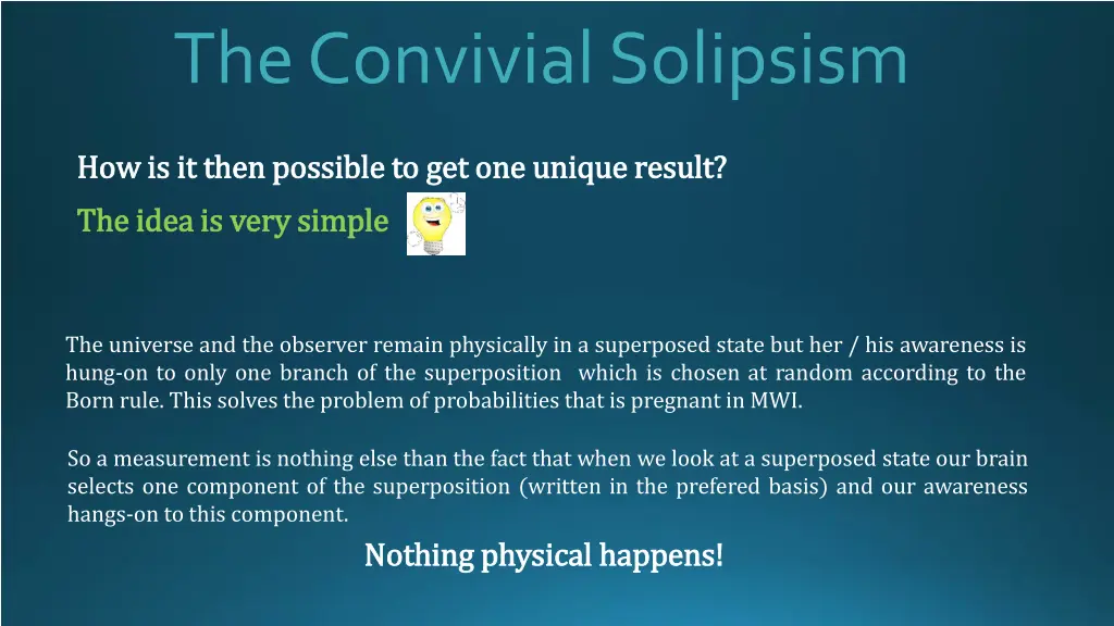 the convivial solipsism 2