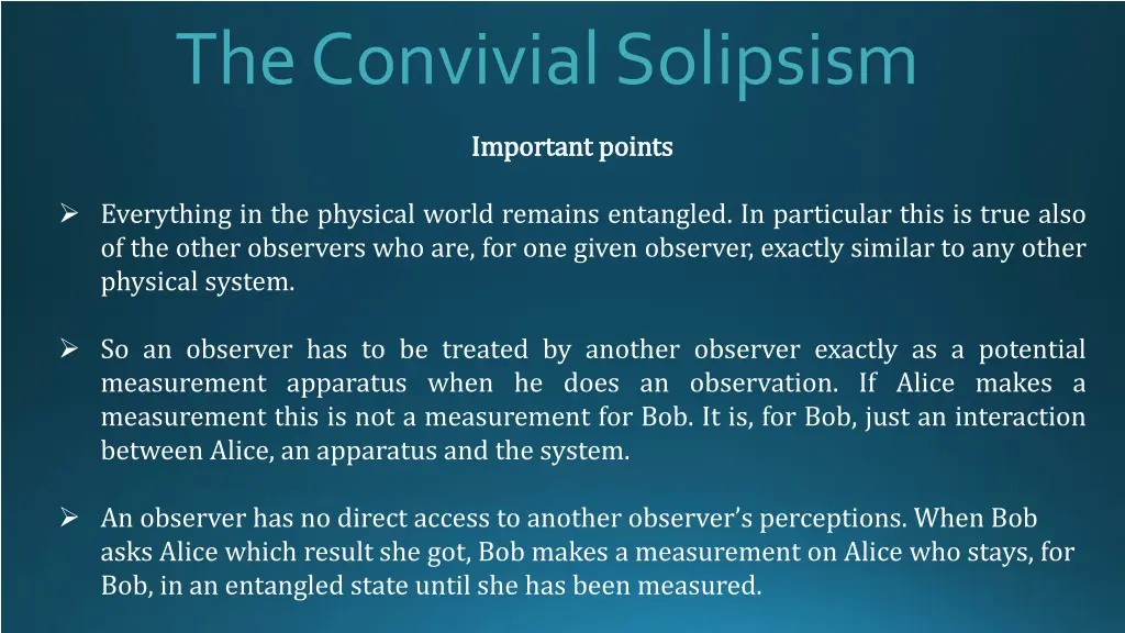 the convivial solipsism 3