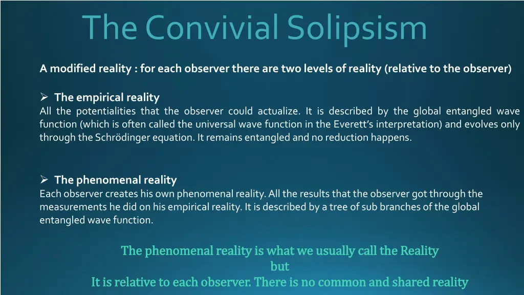 the convivial solipsism 5