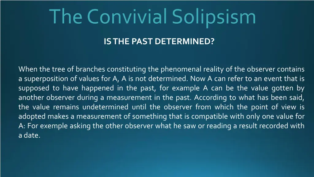 the convivial solipsism 9