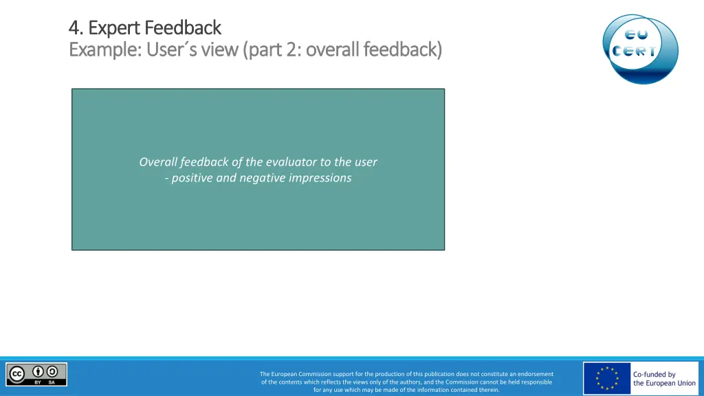 4 expert feedback 4 expert feedback example user 1