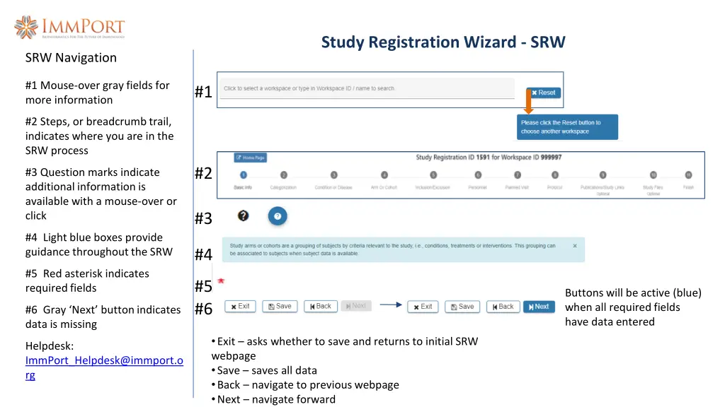 study registration wizard srw 1