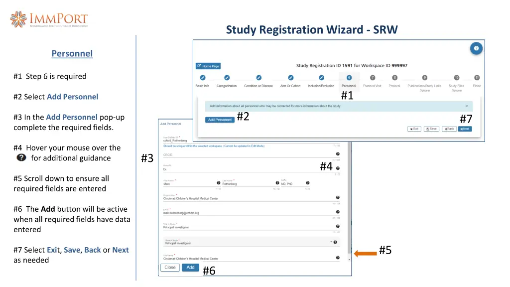 study registration wizard srw 10