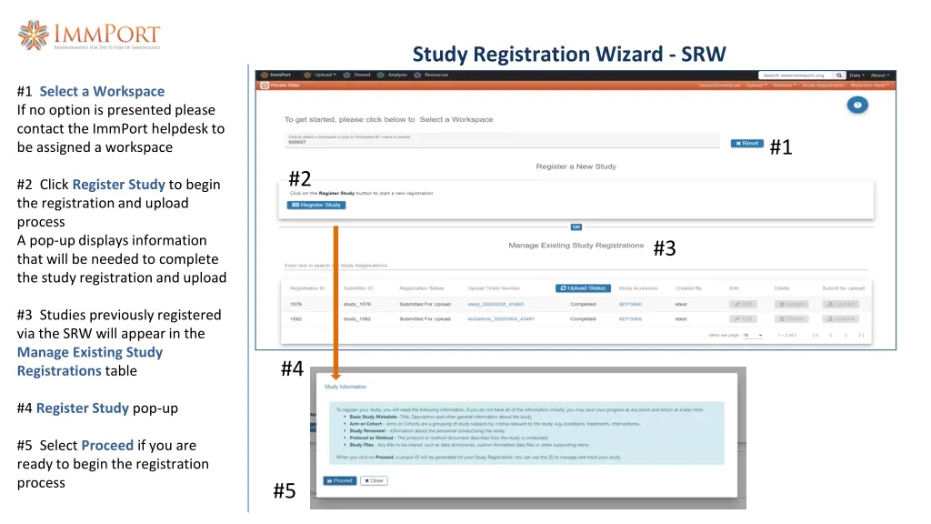 study registration wizard srw 3