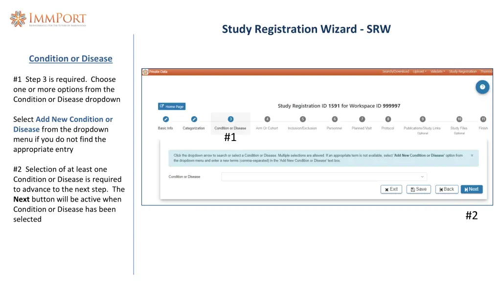 study registration wizard srw 6