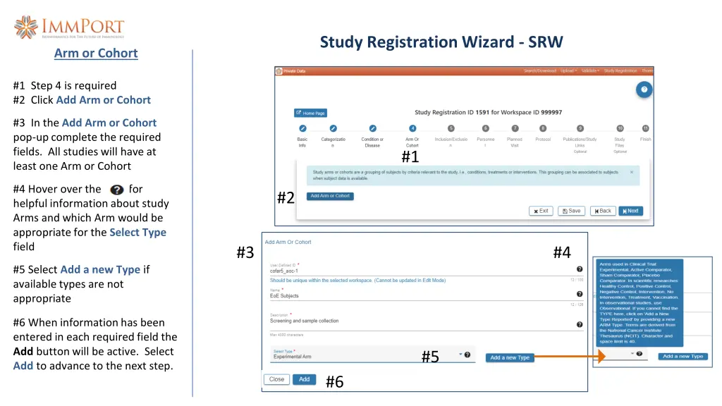 study registration wizard srw 7