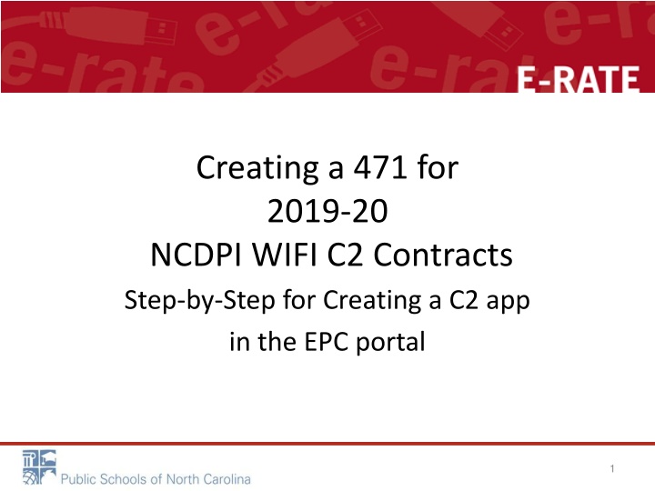 creating a 471 for 2019 20 ncdpi wifi