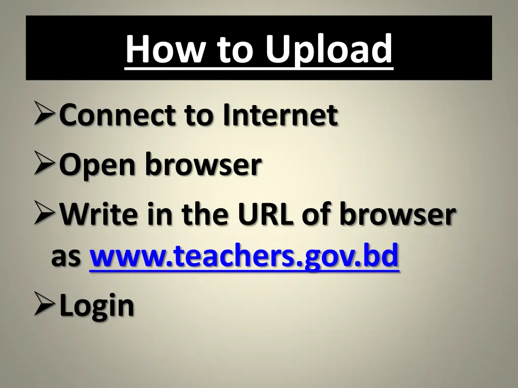 how to upload 1