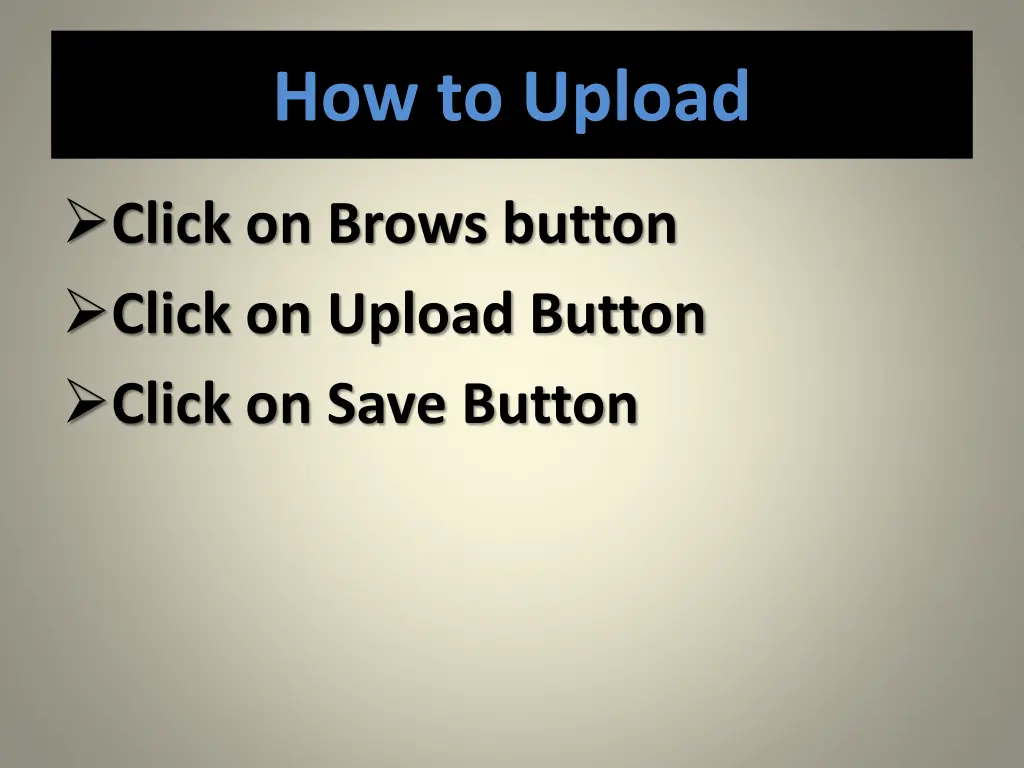 how to upload 3