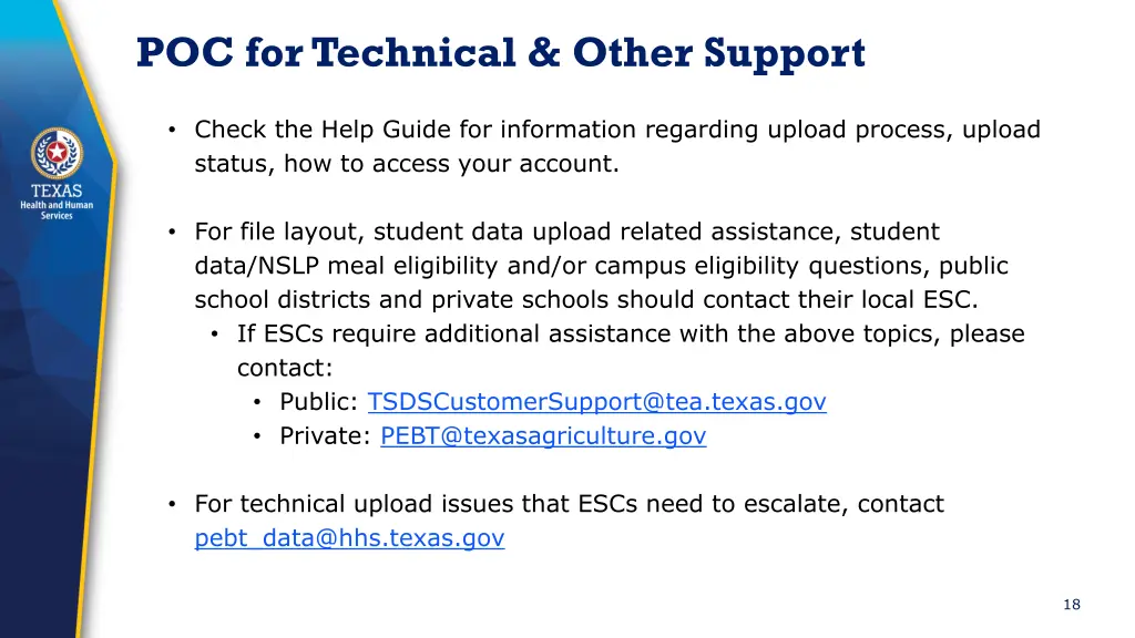 poc for technical other support