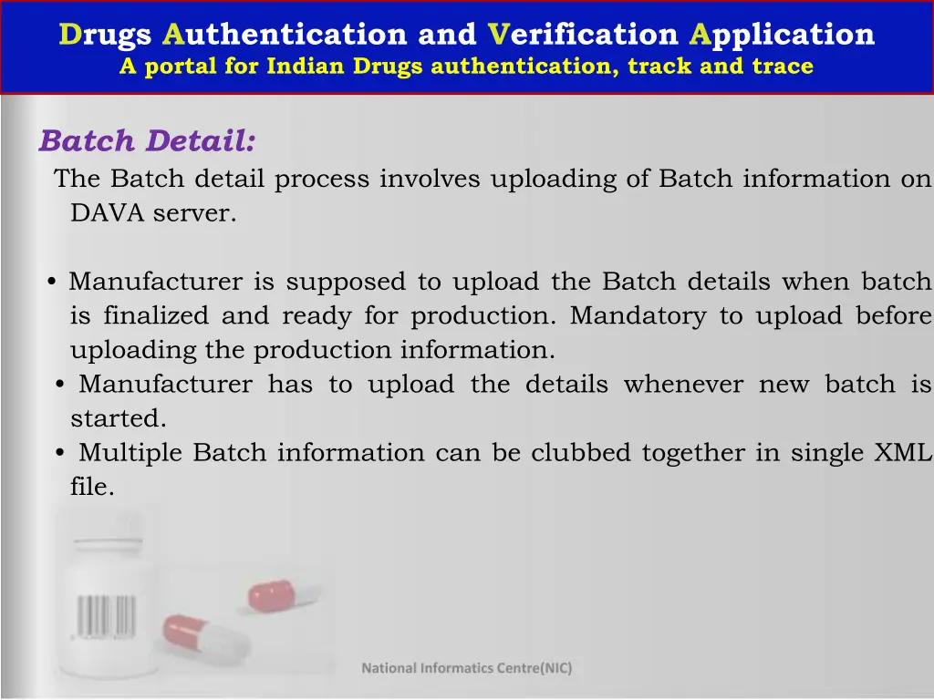 drugs authentication and verification application 14