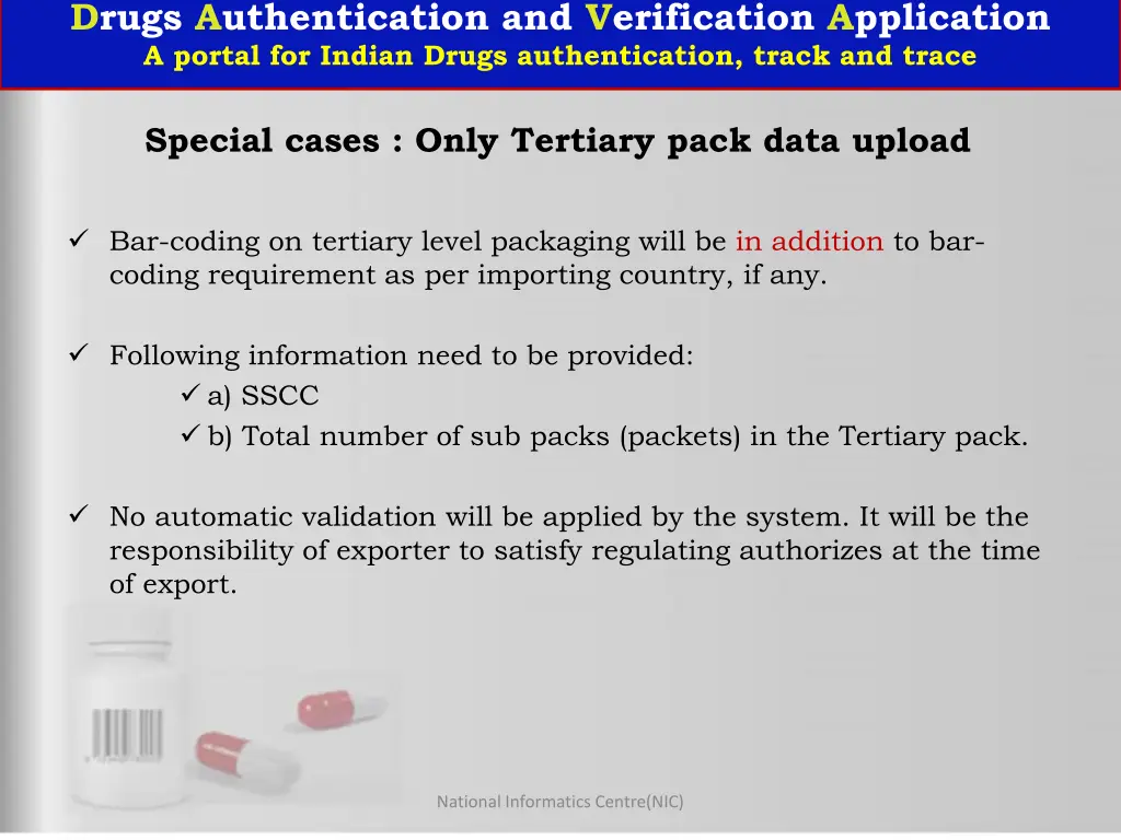 drugs authentication and verification application 30