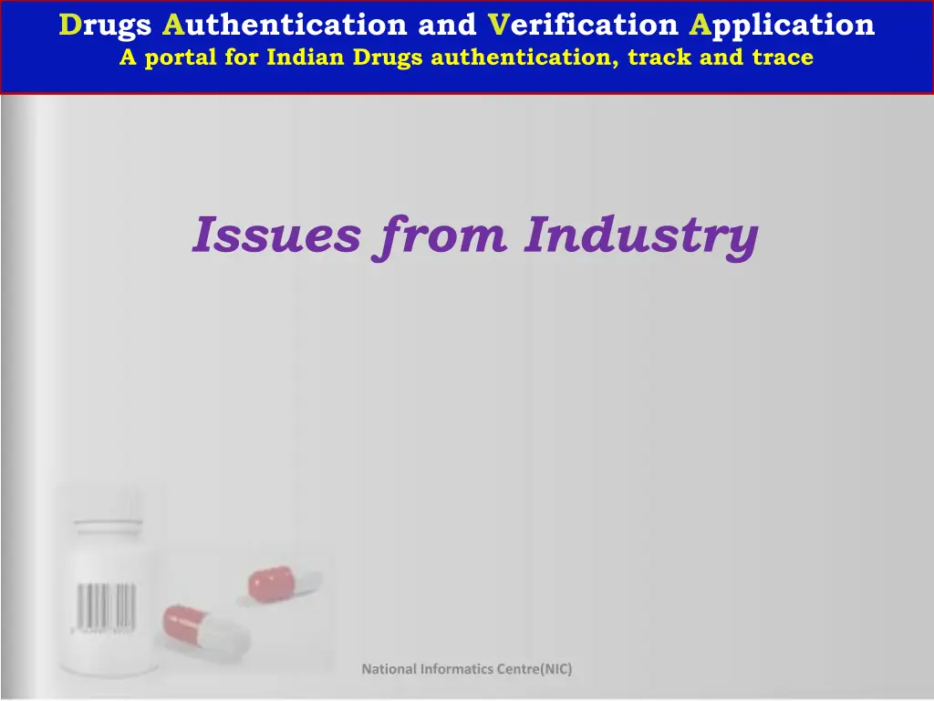 drugs authentication and verification application 38